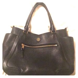 Tory Burch black leather purse
